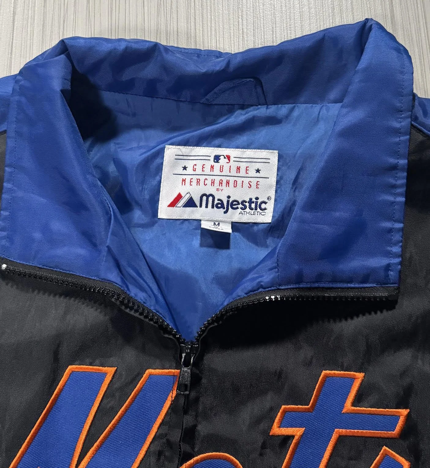 Vintage Majestic New York Mets Light Jacket (Size M) — RootsBK